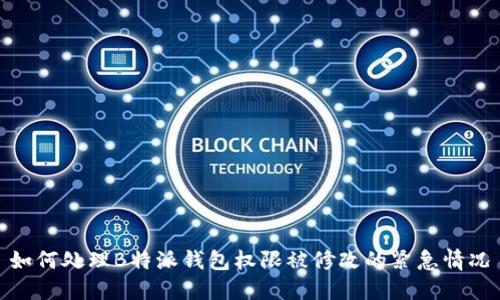 如何处理B特派钱包权限被修改的紧急情况