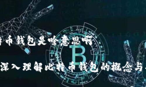 比特币钱包是啥意思啊

   深入理解比特币钱包的概念与功能